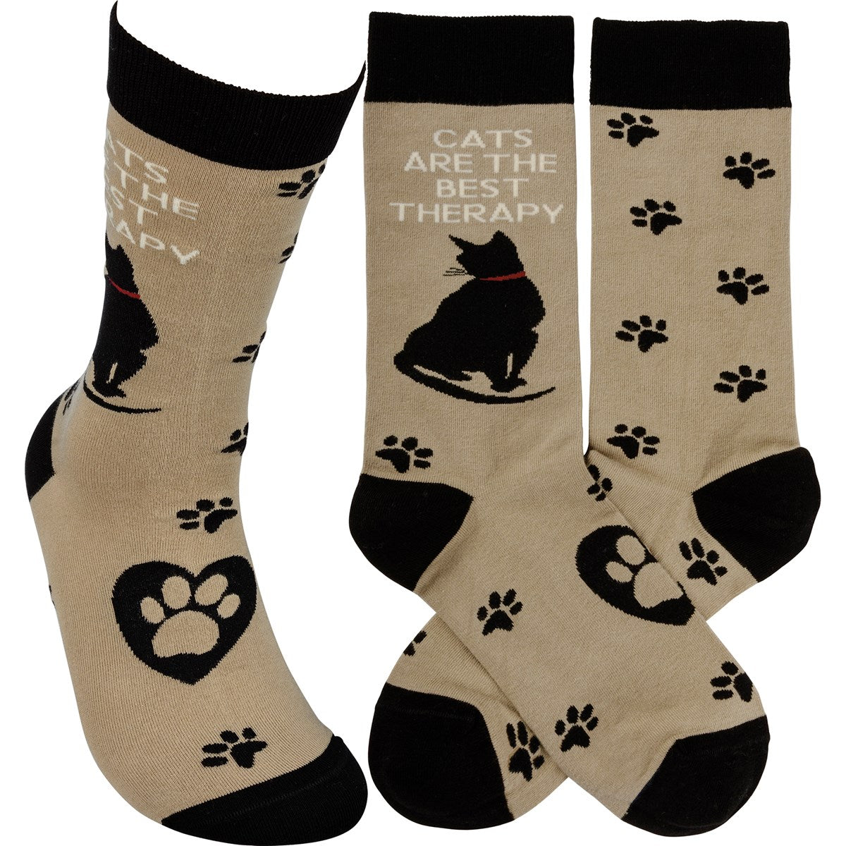 . Cats are the best Therapy Socks