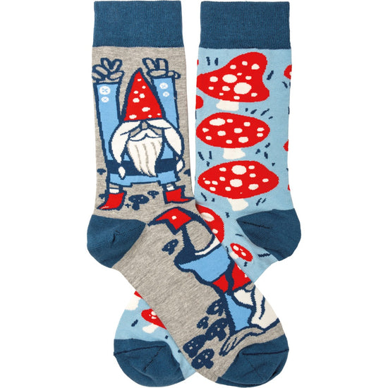* Gnomes & Mushrooms Socks