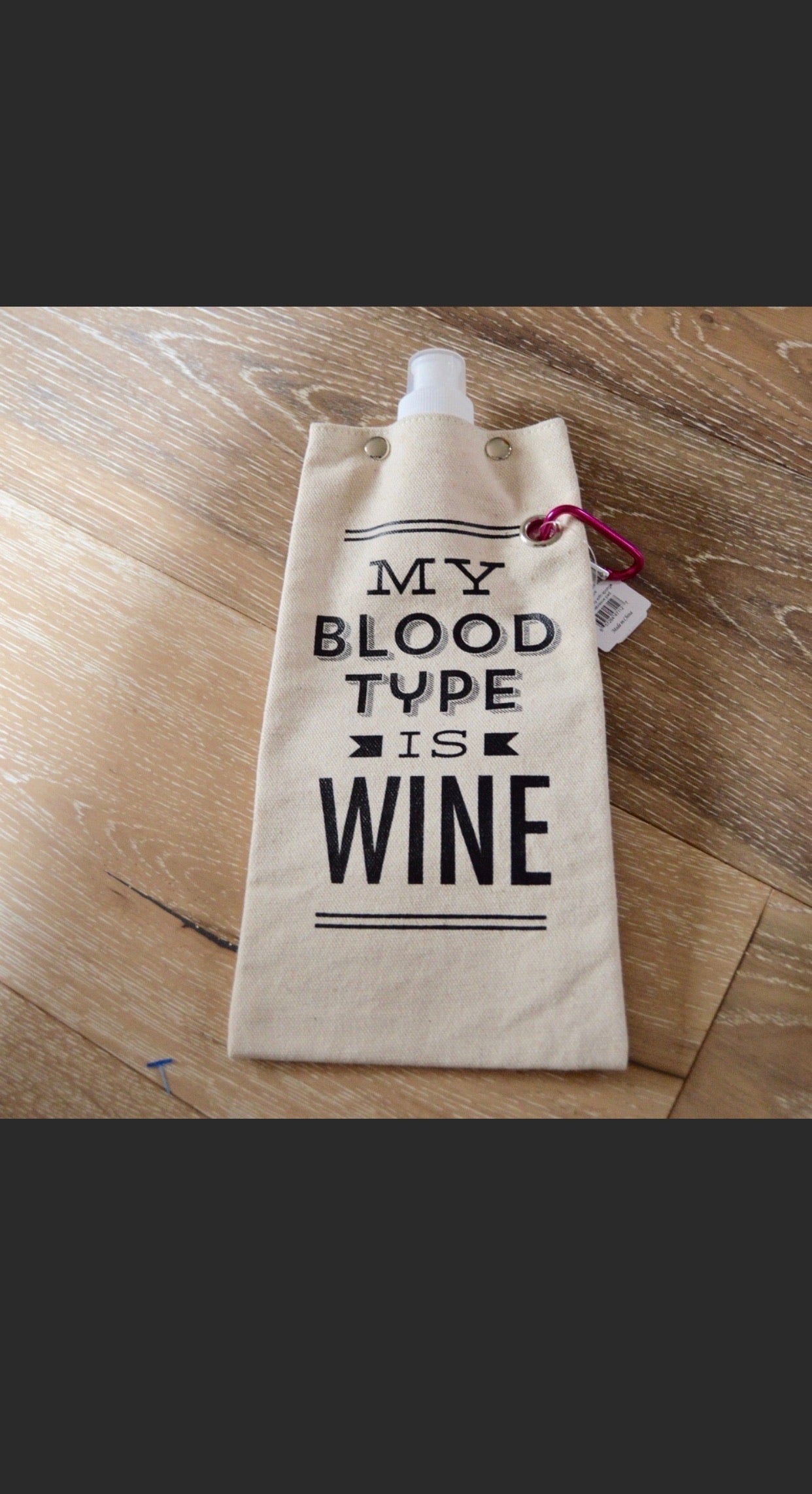 * Wine is my Blood Type