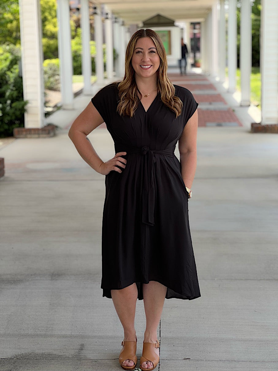 Hold Me Forever Black Dress – Southern Bliss Boutique