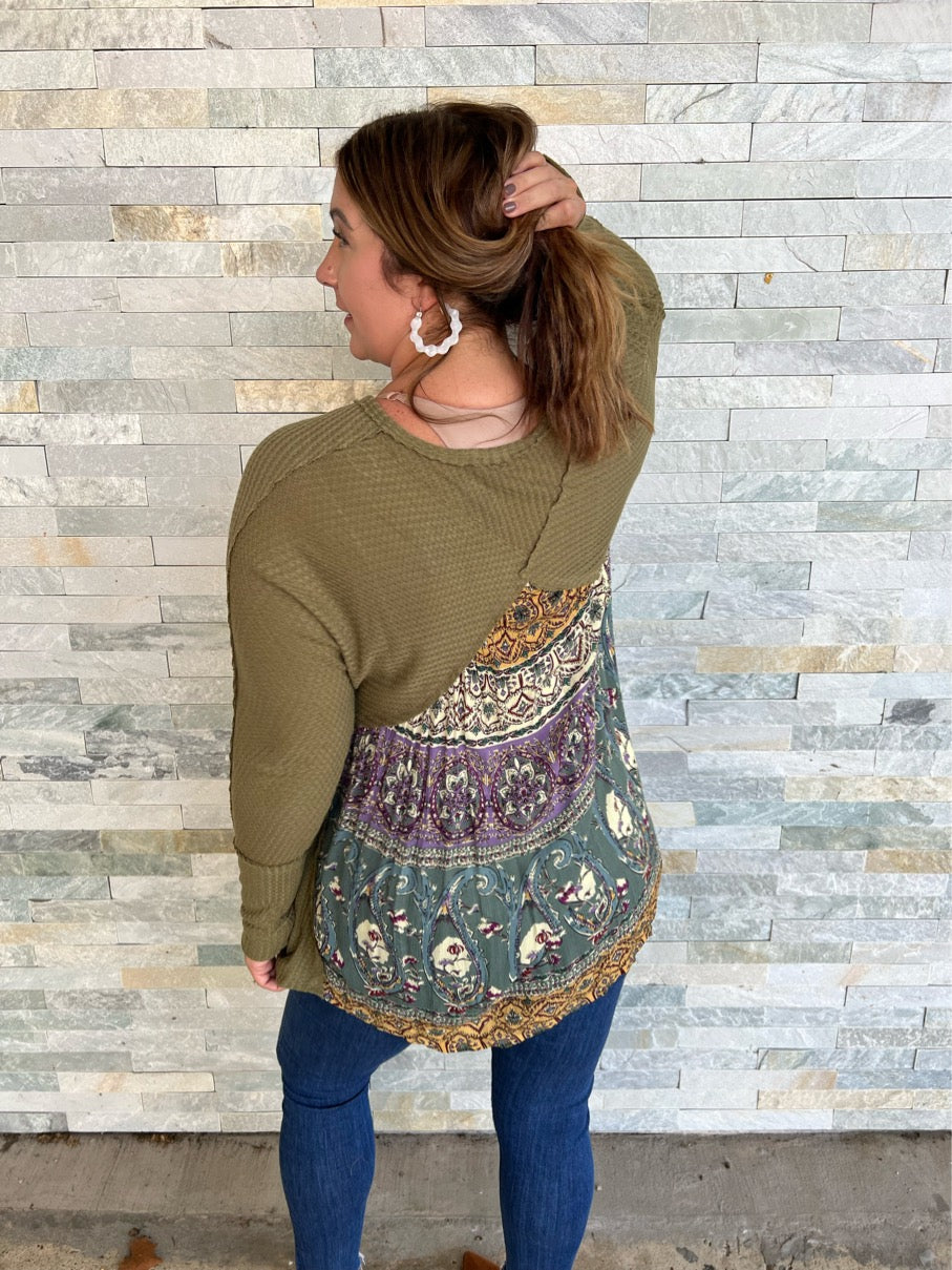 . Olive Beauty Tunic