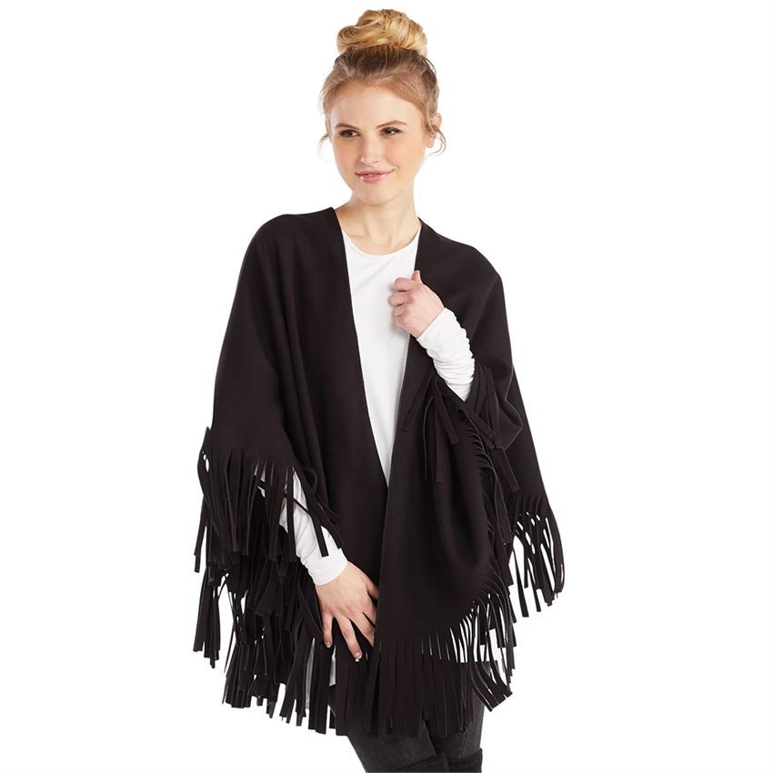 * Hallsey Fringe Poncho