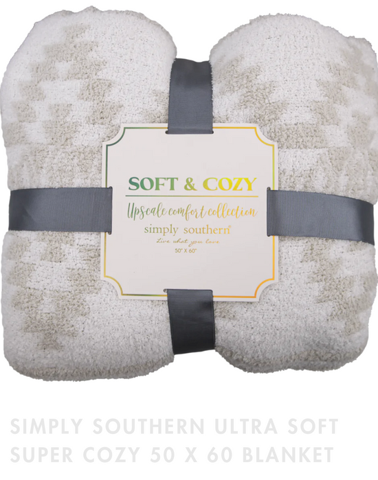 * Soft and Cozy Geo print blanket