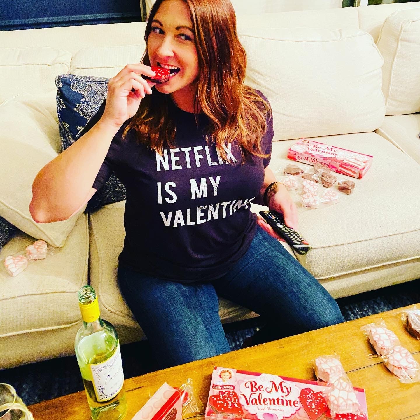 . Netflix Is My Valentine Tee