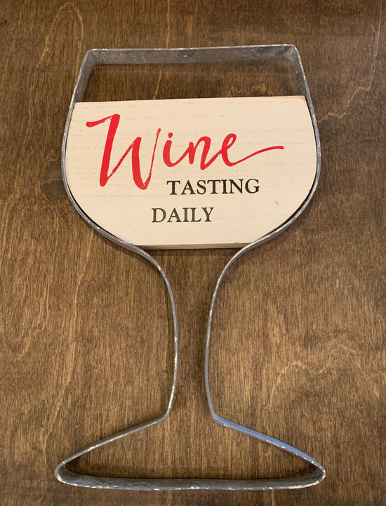 . Wine Glass Sign