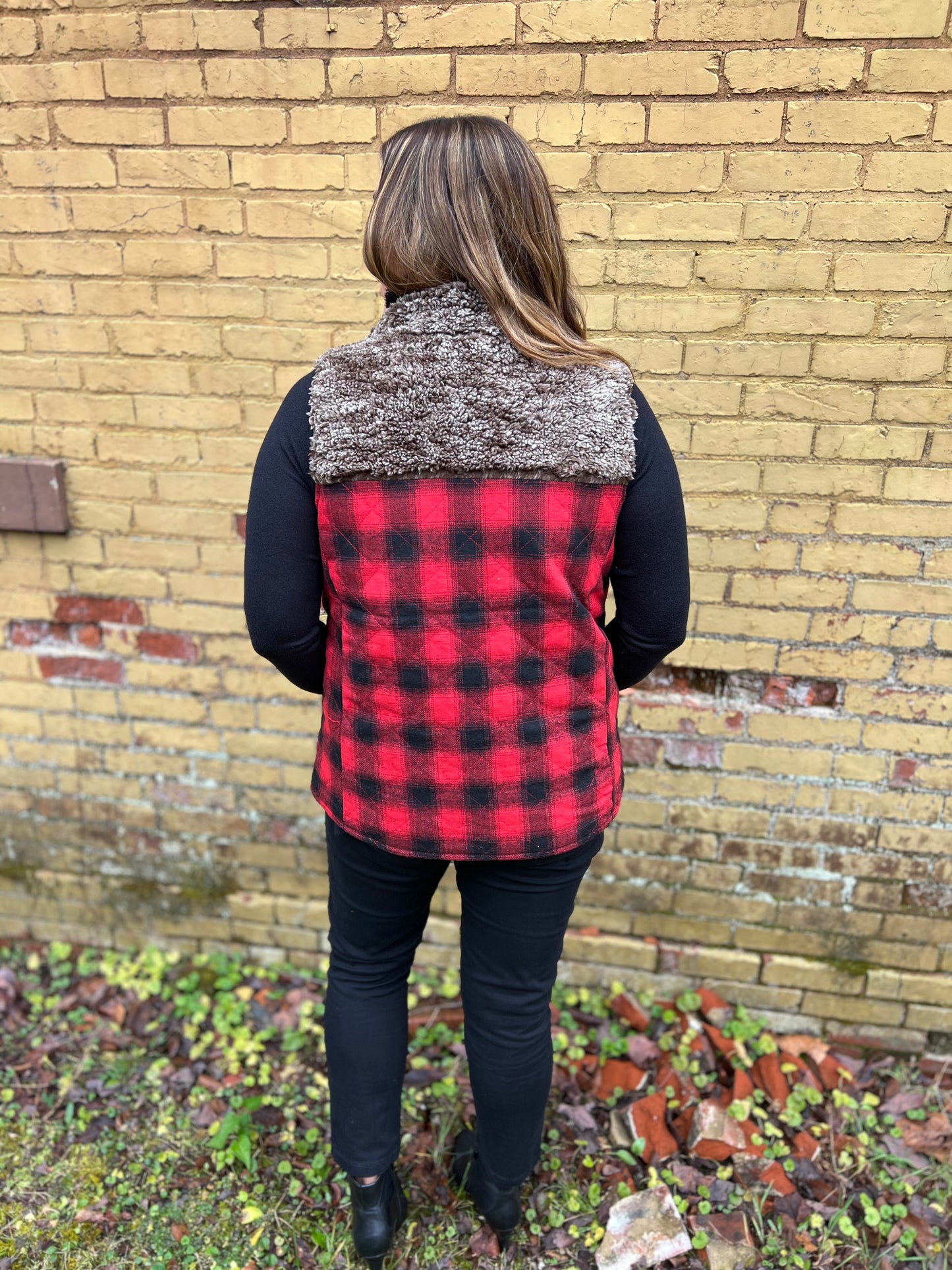 Simply southern discount buffalo plaid pullover