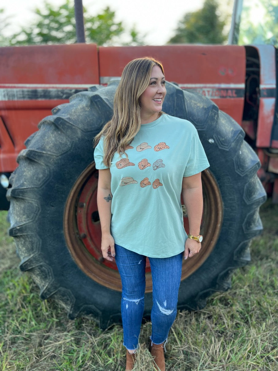* Cowgirl Hat Tee