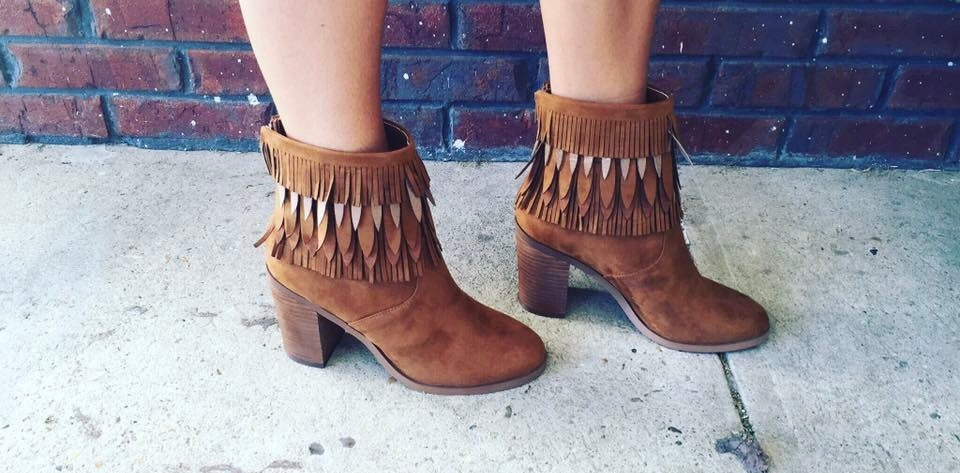 Frye ilana fringe sales bootie