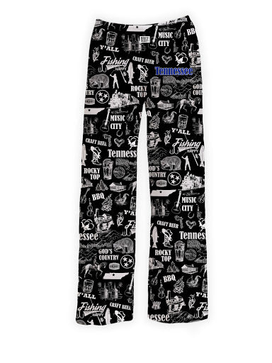 Load image into Gallery viewer, .Brief Insanity Tennessee Chalk Lounge Pants

