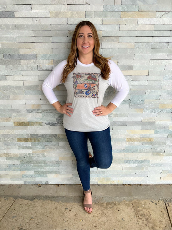 Load image into Gallery viewer, * Tennessee Stamp Raglan

