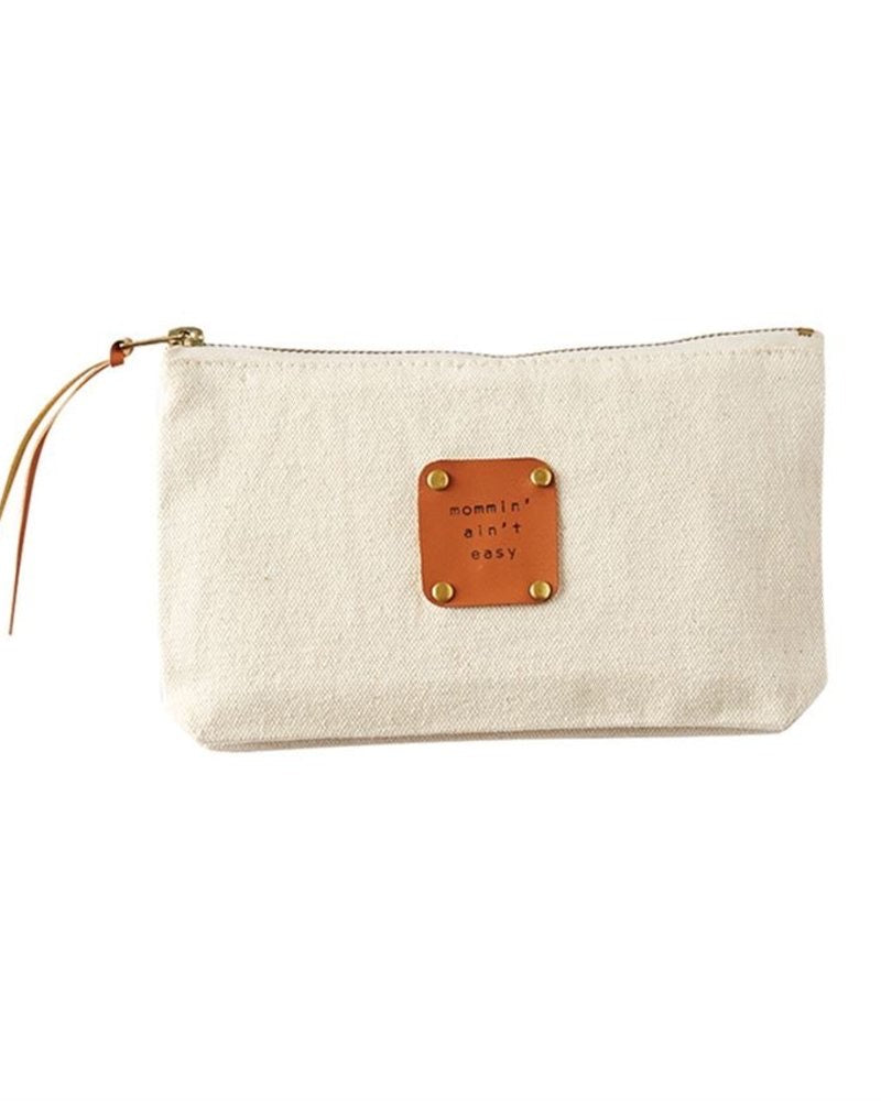 Load image into Gallery viewer, . MudPie canvas pouch for Mom
