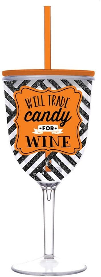 . Will Trade Candy for Wine Tumbler