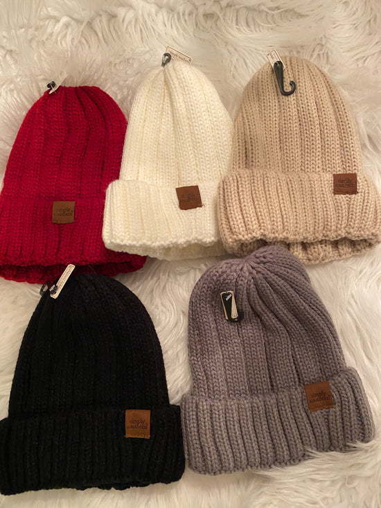 * Simply Southern Ribbed Cuffed Beanie