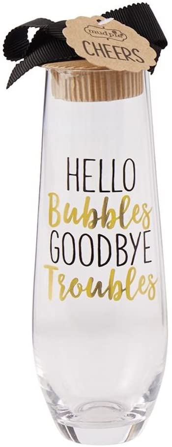 Load image into Gallery viewer, * Hello Bubbles Champagne Flute
