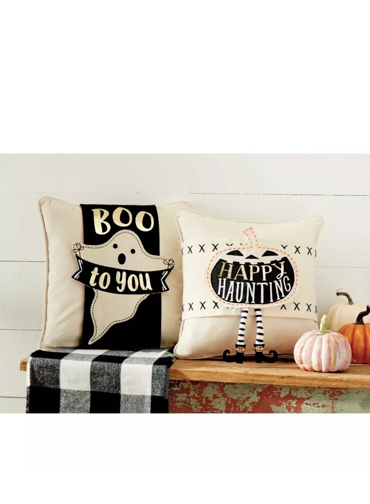 . Halloween Pillow Wraps