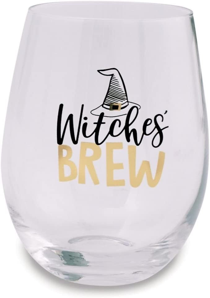 . Halloween Stemless Wine Glass