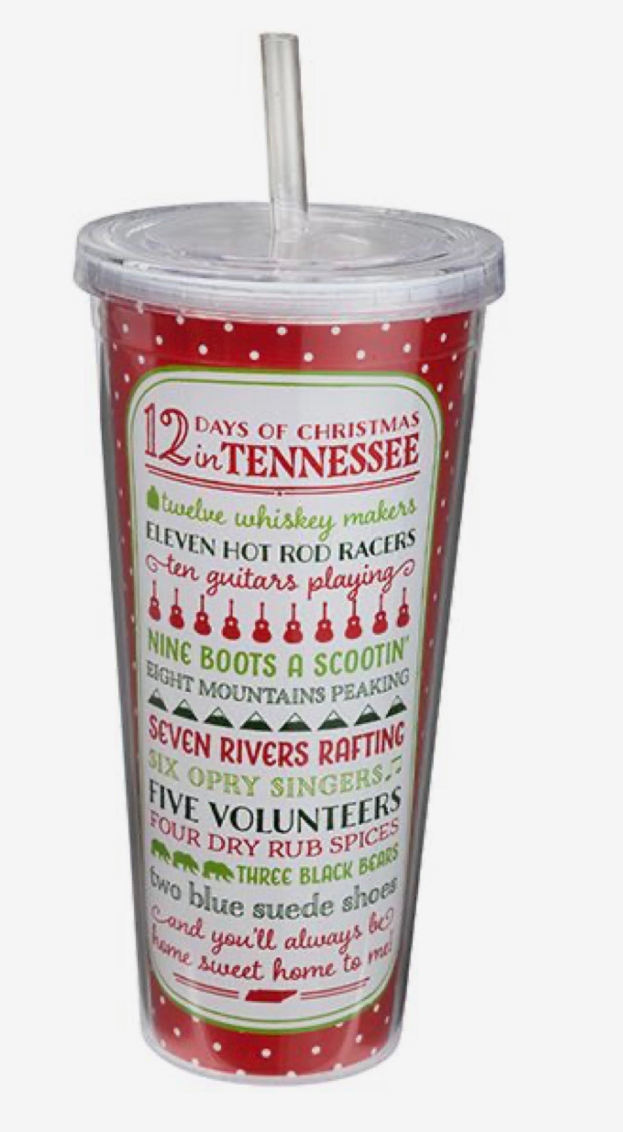 12 Days of a Tennessee Christmas Tumbler
