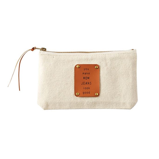 Load image into Gallery viewer, . MudPie canvas pouch for Mom
