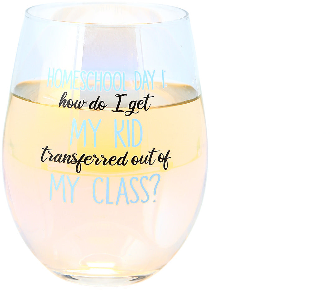 * Stemless Wine Glass